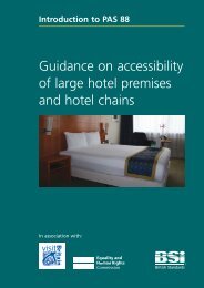 Guidance on accessibility of large hotel premises and ... - VisitEngland