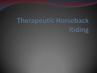 Therapeutic Horseback Riding - Coventry High School