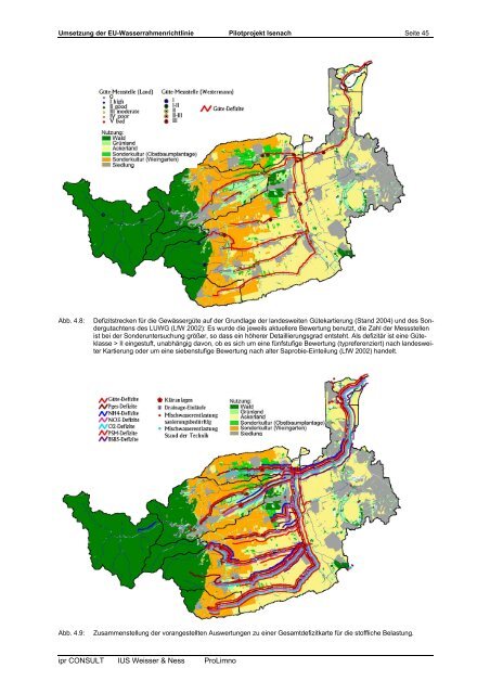 Umsetzung der EU-Wasserrahmenrichtlinie - Struktur- und ...