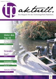Gründer: live! - TechnologiePark - Paderborn
