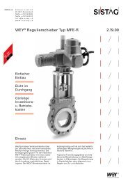 WEY® Regulierschieber Typ MFE-R 2.19.00