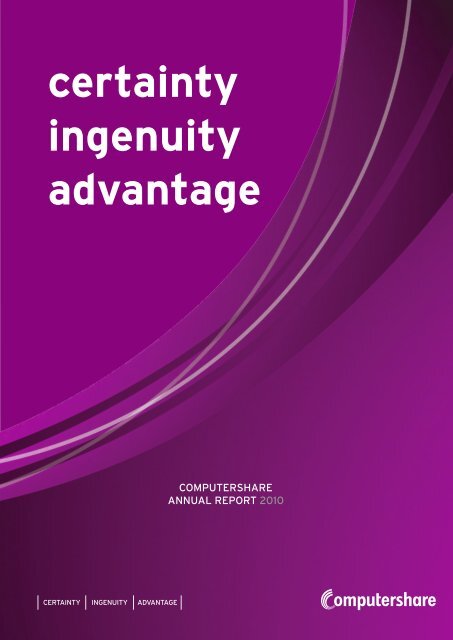 2010 annual report computershare ryanair financial statements