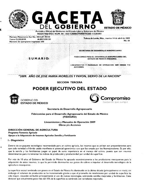 Fideicomiso para el Desarrollo Agropecuario del Estado de MÃ©xico