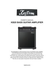 KB20 BASS GUITAR AMPLIFIER - MyDukkan.com