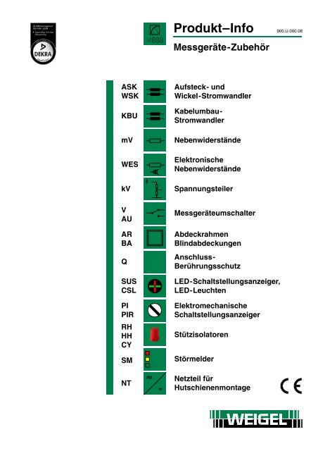 pdf (3679 KB) - Weigel Messgeraete GmbH