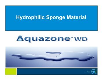 Hydrophilic Sponge Material - FXI