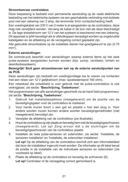 Handleiding (PDF) - rada-nl.com