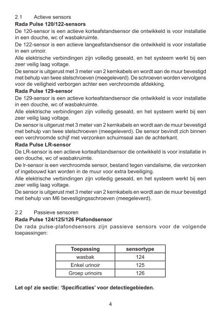 Handleiding (PDF) - rada-nl.com