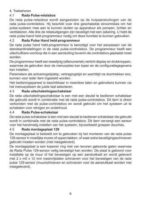 Handleiding (PDF) - rada-nl.com