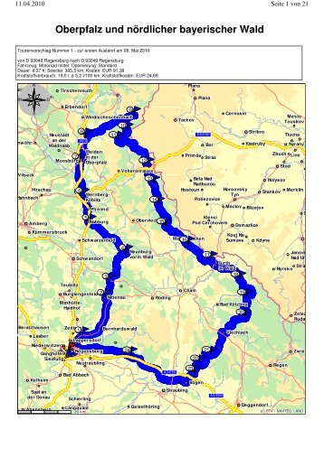 Oberpfalz und nÃ¶rdlicher bayerischer Wald - bei der JSK Regensburg