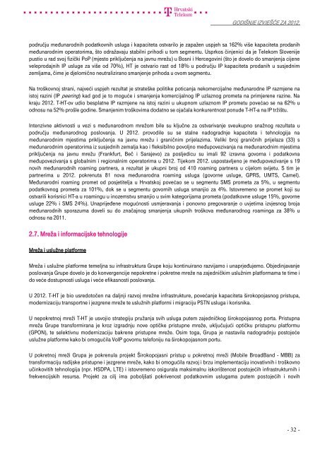 Summary financial information and data - T-Hrvatski Telekom