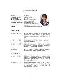 CURRICULUM VITAE EDUCATION EXPERIENCE