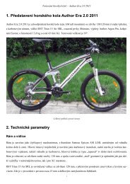 1. Představení horského kola Author Era 2.0 2011 ... - EURO BIKE sro