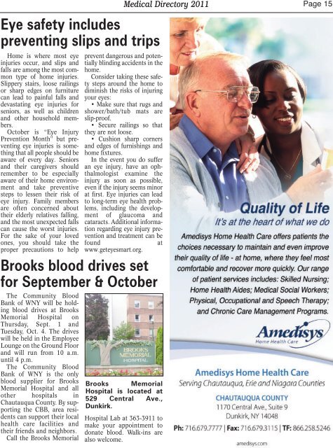 Brooks Memorial Hospital - The Observer