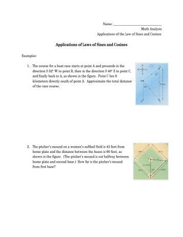law of sines word problems pdf