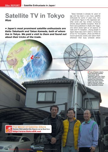 Satellite TV in Tokyo Aluo - TELE-satellite International Magazine