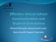 PowerPoint - Virtual School Symposium 2007