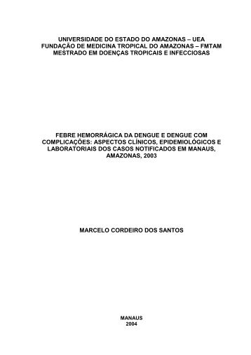 Marcelo Cordeiro dos Santos - uea - pós graduação