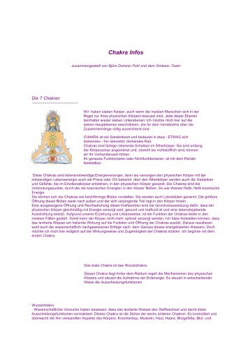 Chakrainfo als pdf - Omkara Shop