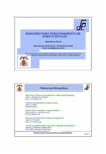 sensores para posicionamiento de robots mÃ³viles - Departamento ...