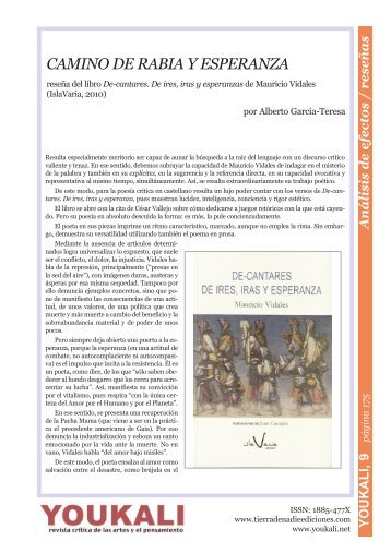 CAMINO DE RABIA Y ESPERANZA - Youkali