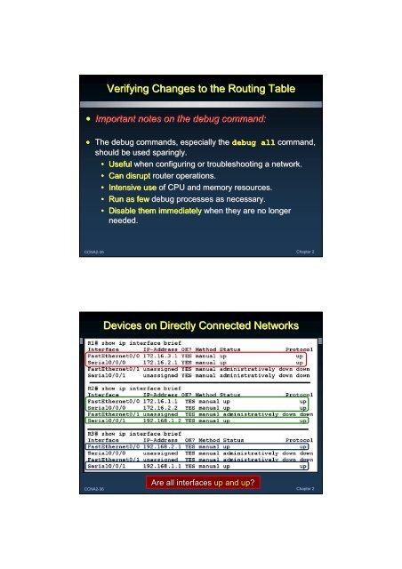 Chapter 2 Static Routing