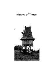 History of Timor - Instituto Superior de Economia e Gestão