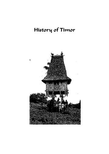 History of Timor - Instituto Superior de Economia e GestÃ£o