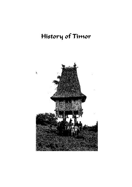 History of Timor - Instituto Superior de Economia e GestÃ£o