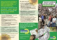 Wahlflyer zur Kreistagswahl 2004 - Grüne im Rhein-Pfalz-Kreis