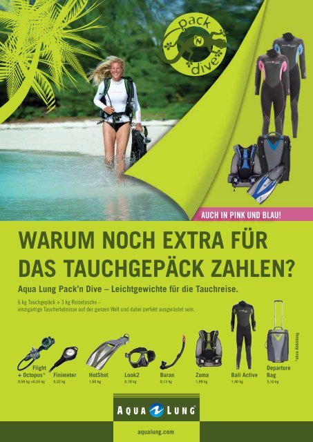 Aqua Lung pack'n Dive - Taucher Zentrum