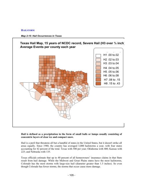 State of Texas Hazard Mitigation Plan - Texas Department of Public ...