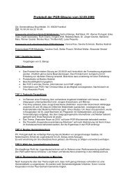 Protokoll der PGR-Sitzung vom 22.09.2009 - Mutter vom Guten Rat