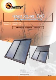 Download Manuale tenda solare EVO - Sunerg