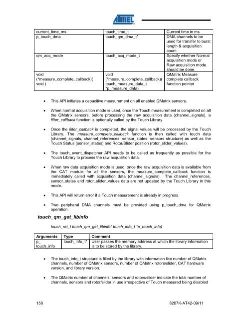 Atmel QTouch Library User Guide