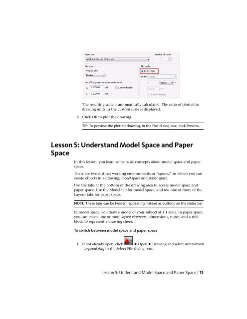 Tutorial 2: Drawing Setup in AutoCAD 2010