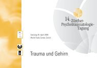 Trauma und Gehirn - Klinik fÃ¼r Psychiatrie und Psychotherapie ...