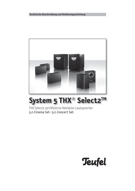 System 5 THX® Select2TM - Teufel