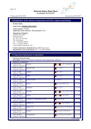 Material Safety Data Sheet - SpecOps