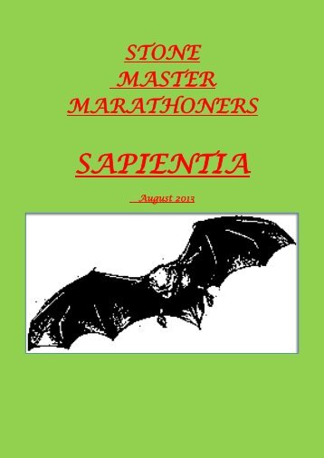 Sapientia August 2013 - Stone Master Marathoners