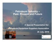 Download presentation - Petroleum Equipment Suppliers Association