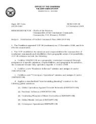 Unified Command Plan, 17 December 2008 - United States ...