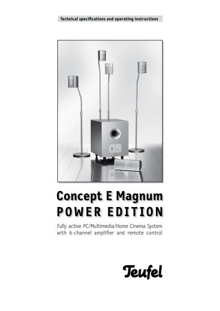 Concept E Magnum POWER EDITION - Teufel Audio