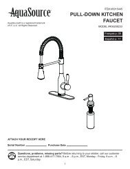 PULL-DOWN KITCHEN FAUCET