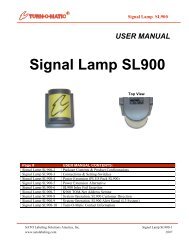 Signal Lamp SL900 User Manual - Take A Number
