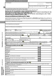 K 1 - KÃ¶rperschaftsteuererklÃ¤rung fÃ¼r 2009 (Formular) - Formulare