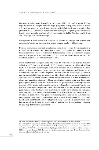 NumÃ©ro 4/2006 (.pdf) - FOD Sociale Zekerheid