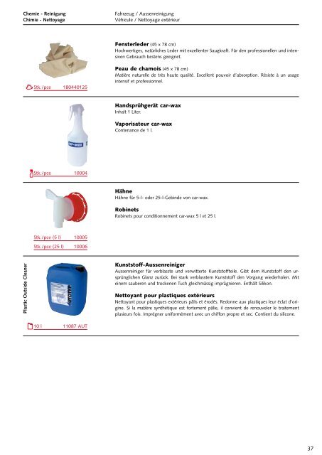 Chemie - Reinigung - Technomag AG