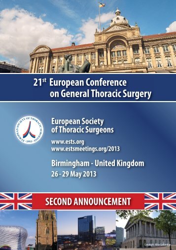 21st European Conference on General Thoracic Surgery - ESTS 2012