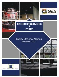 exhibition freight - GES